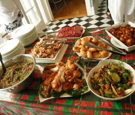 Christmas in the kitchen.
